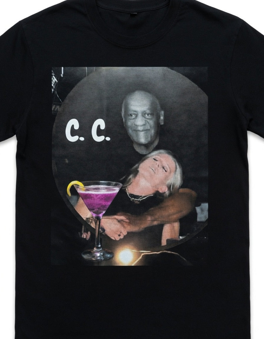 ‘ Cosby. Clinton. Date night’ SUPERIOR ** t-shirt (black)