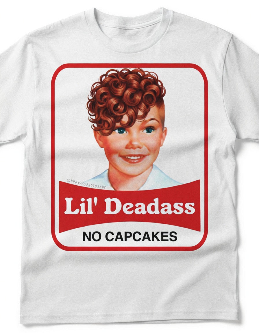 ‘LIL’ Deadass’ EXCLUSIVE * t-shirt (white)